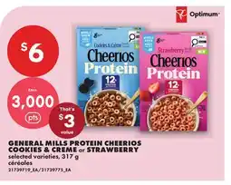 No Frills GENERAL MILLS PROTEIN CHEERIOS COOKIES & CREME OR STRAWBERRY offer