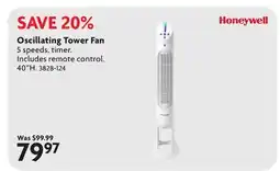 Home Hardware Oscillating Tower Fan offer