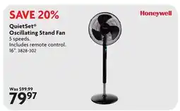 Home Hardware QuietSet Oscillating Stand Fan offer