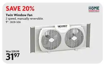 Home Hardware Twin Window Fan offer