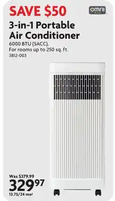 Home Hardware 3-in-1 Portable Air Conditioner offer