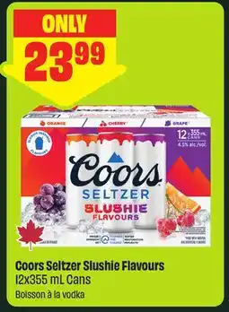FreshCo Coors Seltzer Slushie Flavours, 12x355 mL Cans offer