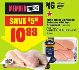 FreshCo Mina Halal Boneless Skinless Chicken Breasts, 4 pieces offer