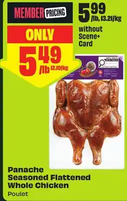 FreshCo Panache Seasoned Flattened Whole Chicken offer