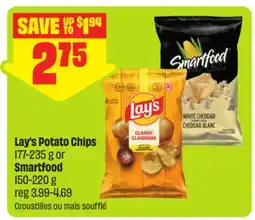 FreshCo Lay's Potato Chips, 177-235 g or Smartfood, 150-220 g offer