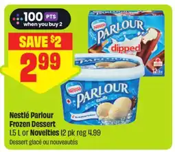 FreshCo Nestlé Parlour Frozen Dessert 1.5 L or Novelties offer