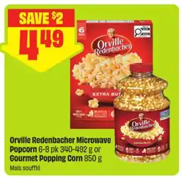 FreshCo Orville Redenbacher Microwave Popcorn 6-8 pk 340-492 g or Gourmet Popping Corn 850 g offer