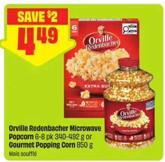 FreshCo Orville Redenbacher Microwave Popcorn 6-8 pk 340-492 g or Gourmet Popping Corn 850 g offer