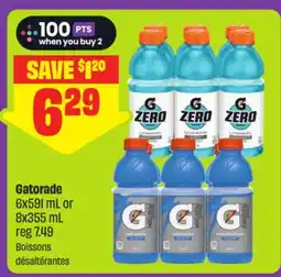 FreshCo Gatorade, 6x591 mL or 8x355 mL offer