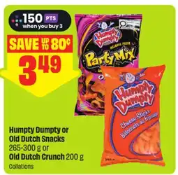 FreshCo Humpty Dumpty or Old Dutch Snacks 265-300 g or Old Dutch Crunch 200 g offer