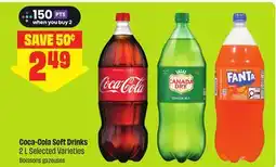 FreshCo Coca-Cola Soft Drinks, 2 L Selected Varieties offer