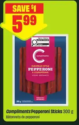 FreshCo Compliments Pepperoni Sticks offer