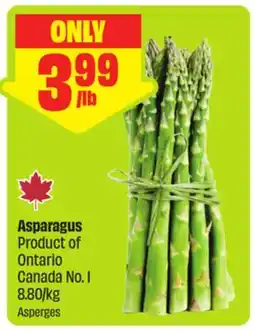 FreshCo Asparagus, Product of Ontario Canada No. 1 8.80/kg offer