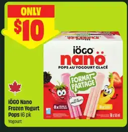 FreshCo iÖGO Nano Frozen Yogurt Pops offer