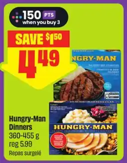 FreshCo Hungry-Man Dinners offer