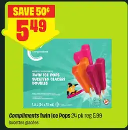 FreshCo Compliments Twin Ice Pops offer