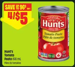 FreshCo Hunt's Tomato Paste offer