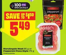 FreshCo MarcAngelo Meat 85 g or Pepperoni Pizza Style 175 g offer