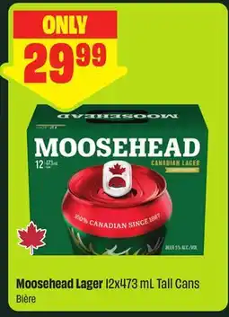FreshCo Moosehead Lager, 12x473 mL Tall Cans offer