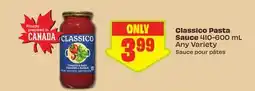 FreshCo Classico Pasta Sauce, 410-600 mL Any Variety offer