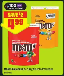 FreshCo M&M'S Pouches, 155-230 g Selected Varieties offer