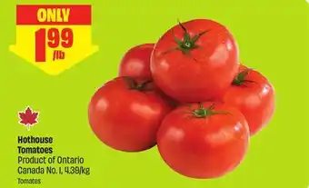 FreshCo Hothouse Tomatoes offer