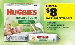 Real Canadian Superstore HUGGIES 3X BABY WIPES, 168-216' S offer