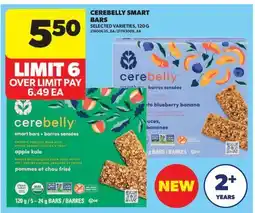 Real Canadian Superstore CEREBELLY SMART BARS offer