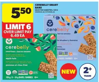 Real Canadian Superstore CEREBELLY SMART BARS offer