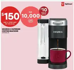 Real Canadian Superstore KEURIG K-SUPREME COFFEE MACHINE offer