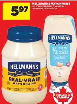 Real Canadian Superstore HELLMANNS MAYONNAISE offer