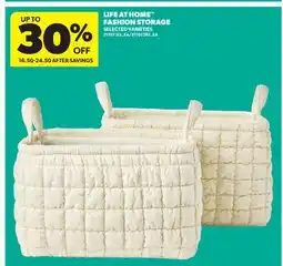 Real Canadian Superstore LIFE AT HOME FASHION STORAGE offer
