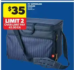 Real Canadian Superstore PC ZIPPERLESS COOLER, 30 CAN offer