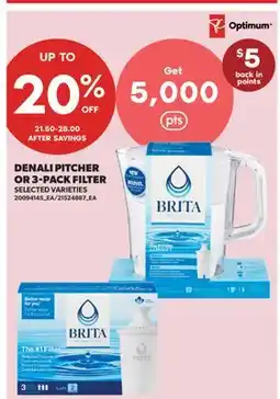 Real Canadian Superstore DENALI PITCHER OR 3-PACK FILTER offer