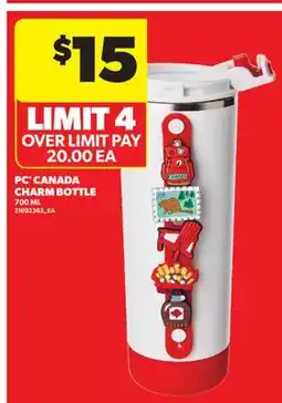 Real Canadian Superstore PC CANADA CHARM BOTTLE offer