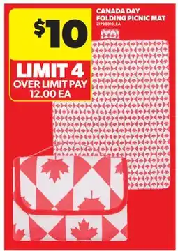 Real Canadian Superstore CANADA DAY FOLDING PICNIC MAT offer