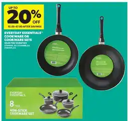 Real Canadian Superstore EVERYDAY ESSENTIALS COOKWARE OR COOKWARE SETS offer