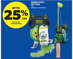 Real Canadian Superstore QUIRKY KITTY CAT TOYS, 1 EA offer