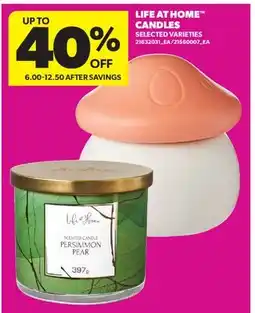 Real Canadian Superstore LIFE AT HOME CANDLES offer