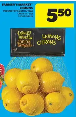 Real Canadian Superstore FARMER'S MARKET LEMONS, 3 LB offer