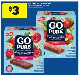 Real Canadian Superstore LECLERC GO PURE BARS offer