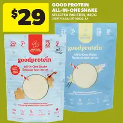 Real Canadian Superstore GOOD PROTEIN ALL-IN-ONE SHAKE offer