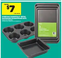 Real Canadian Superstore EVERYDAY ESSENTIALS METAL BAKEWARE OR BAKEWARE SETS offer