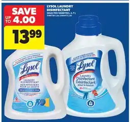 Real Canadian Superstore LYSOL LAUNDRY DISINFECTANT offer