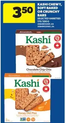 Real Canadian Superstore KASHI CHEWY, SOFT BAKED OR CRUNCHY BARS, 175 offer