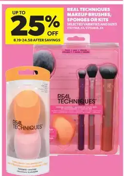Real Canadian Superstore REAL TECHNIQUES MAKEUP BRUSHES, SPONGES OR KITS offer