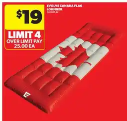 Real Canadian Superstore EVOLVE CANADA FLAG LOUNGER offer