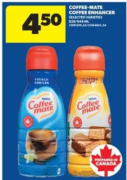 Real Canadian Superstore COFFEE-MATE COFFEE ENHANCER, 828/946 ML offer