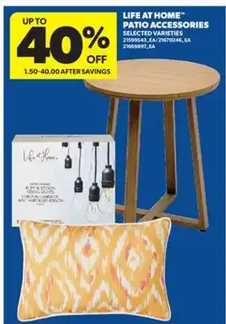 Real Canadian Superstore LIFE AT HOME PATIO ACCESSORIES offer