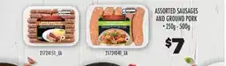 Real Canadian Superstore ASSORTED SAUSAGES AND GROUND PORK, 250g - 500g offer